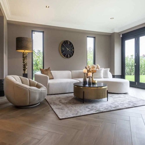 Ironville 90Ø salontafel (Goud)