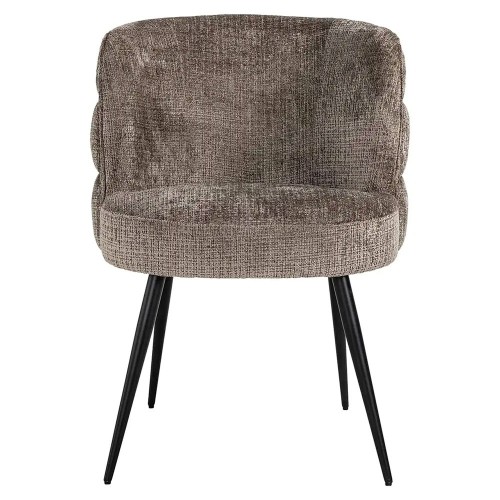 Chaise Stella stone chenille