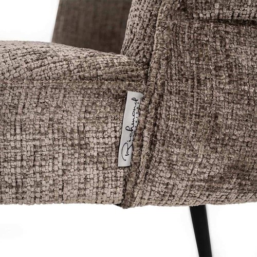 Chaise Stella stone chenille