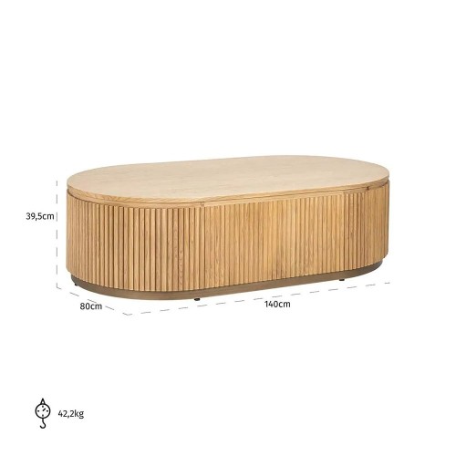 Belfort capsule coffee table