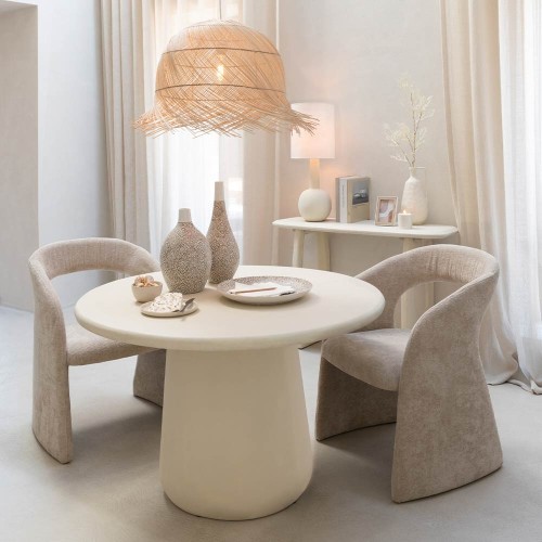 Ram eettafel - Beige