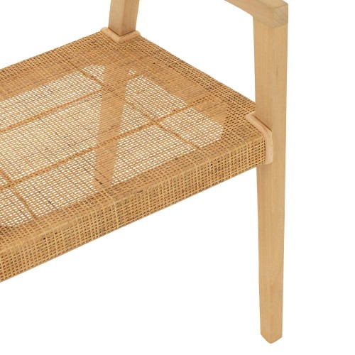 Silla Emma de teca natural