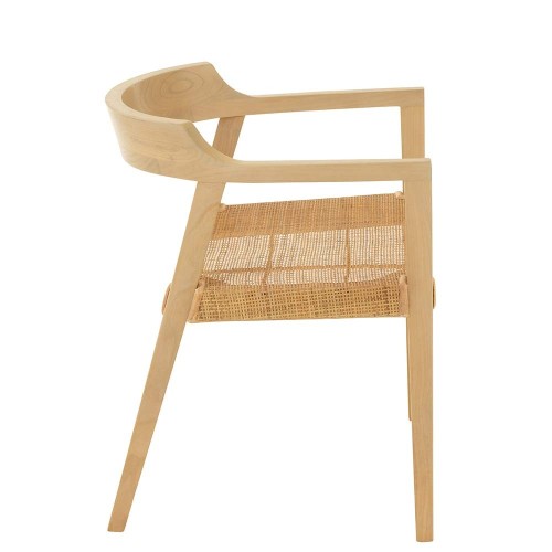 Silla Emma de teca natural