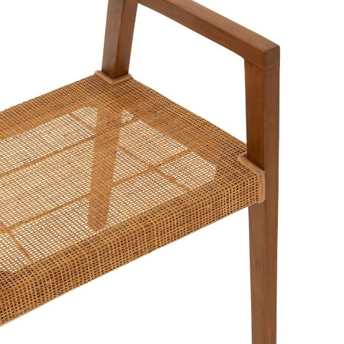 Sedia Emma in teak marrone