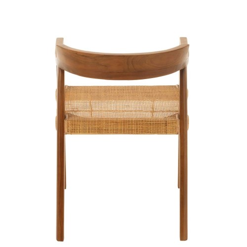 Silla de teca marrón Emma