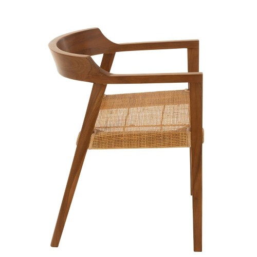 Sedia Emma in teak marrone