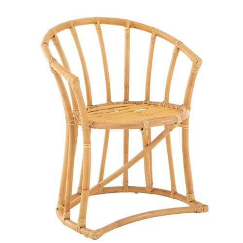Sedia in rattan/tessuto - naturale