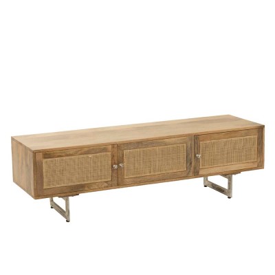 Porta TV in rattan - naturale J-Line