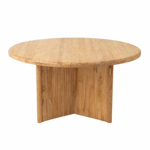Teak Round Table -natural