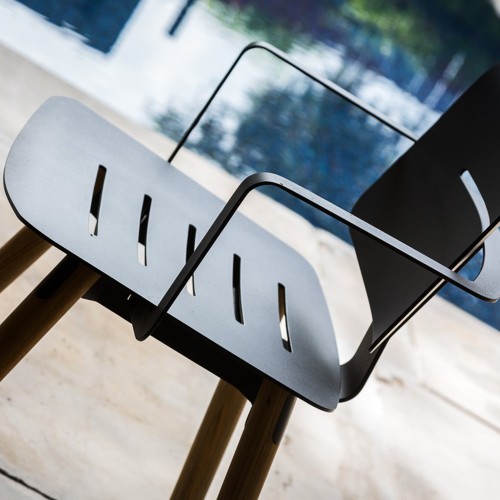 Fauteuil Coco anthracite Oasiq