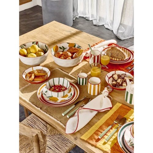 Tasse MYKONOS L 12 x W 8,5 x H 9 cm - rostfarben