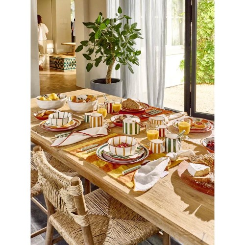 MYKONOS mok L 12 x B 8,5 x H 9 cm - geel