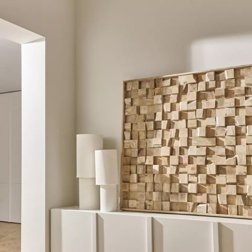 Lampe de table COMPETA DIA 20 x H 54 cm - blanc