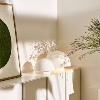 Table lamp COMPETA DIA 40 x H 27 cm - white 2