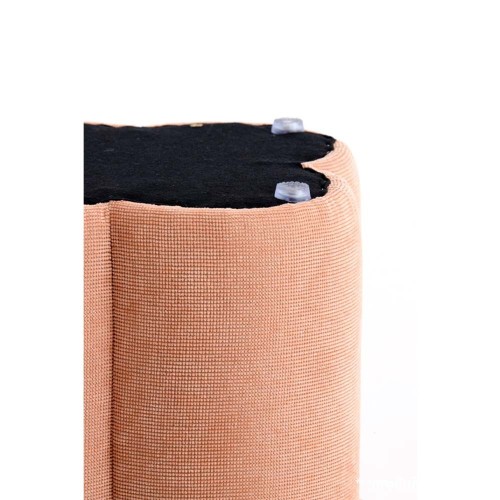 Puf Ø42x43 cm CURTEA naranja claro