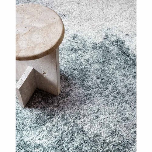 Tapis bleu Ecume
