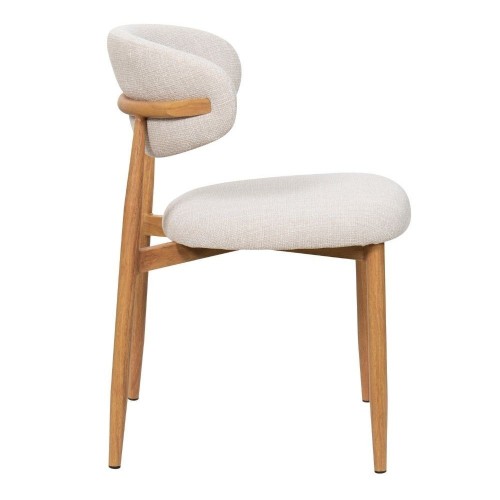 Georgia Beige Chair Natural Leg
