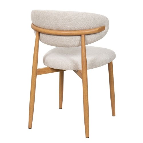 Silla Georgia Beige Pata Natural