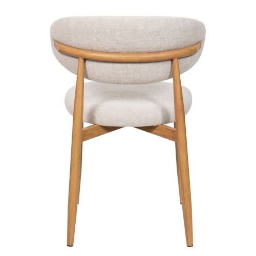 Stuhl Georgia Beige Fuß Natur