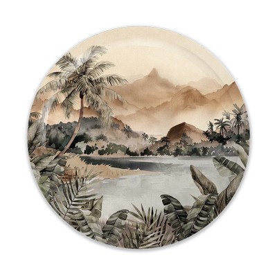 Rond houten dienblad Bango Pôdevache