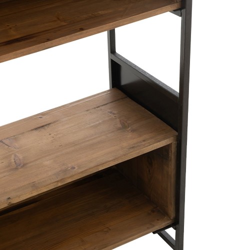 Estante de madera/metal reciclado S
