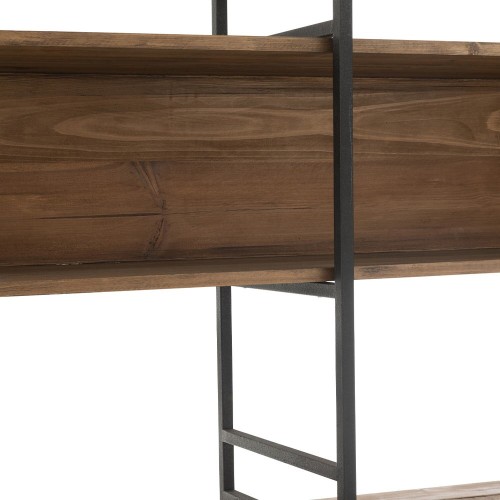 Étagère Bois Recyclé/Métal L