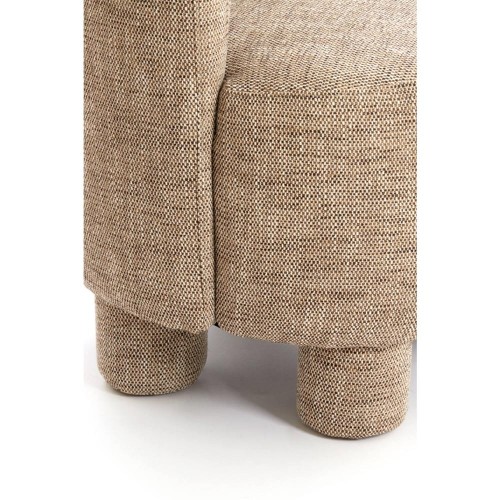 Silla KAMOVA marrón/crema 65x65x78 cm