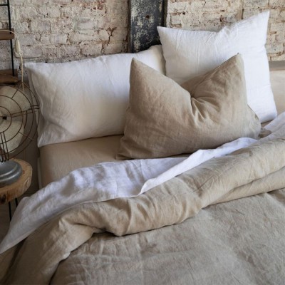 Comforter cover Stonewashed Zeff craie 2