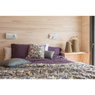 Housse de couette Stonewashed Zeff raisin 2