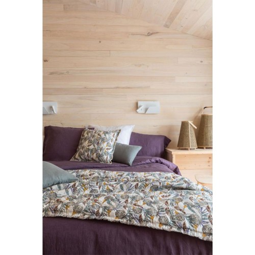 Housse de couette Stonewashed Zeff raisin