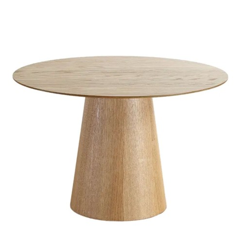 Polen D120 cm oak veneer dining table