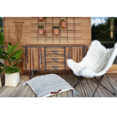 Cusco 3-drawer, 2-door base cabinet Moodntone