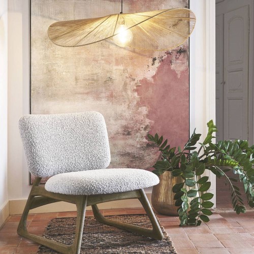 Black and white LINA armchair