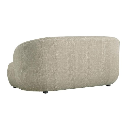 Canapé LISETTE en tissu jacquard de velours - Sable