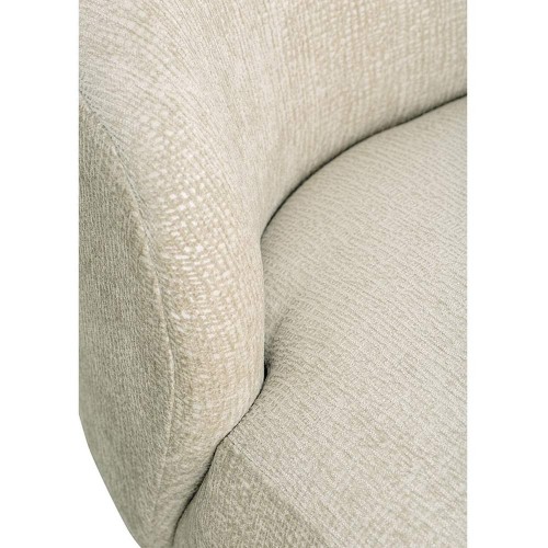 Divano LISETTE in tessuto di velluto jacquard - Sable