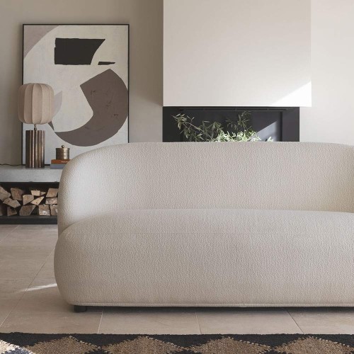 LISETTE sofa in bouclette - Cream