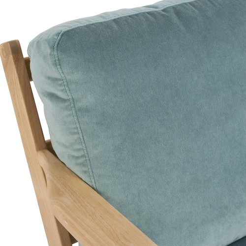 Sillón de terciopelo JULES - Azul celadón