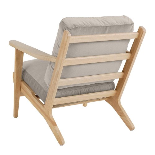 JULES fluwelen fauteuil - Parelgrijs