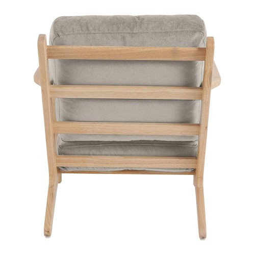 Sessel JULES aus Samt - Perlgrau