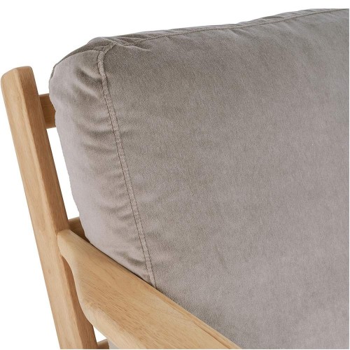 JULES fluwelen fauteuil - Parelgrijs