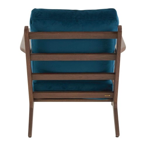 Poltrona JULES in velluto - Blu notte