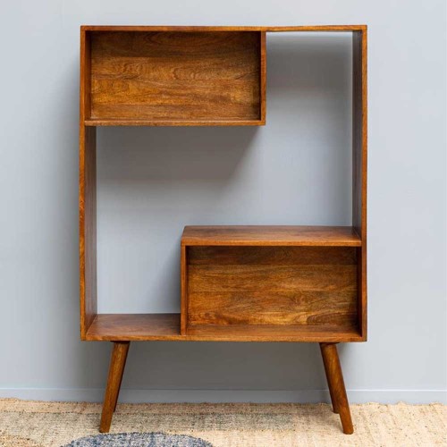 Open reversible bookcase