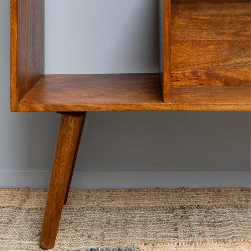 Open reversible bookcase