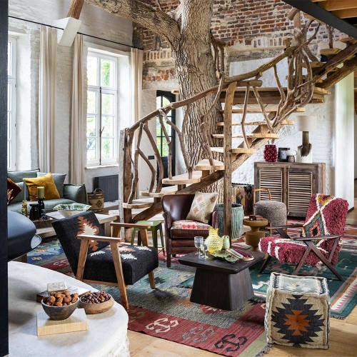 Turner brown armchair