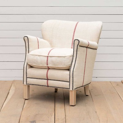Turner old flour sack armchair Chehoma
