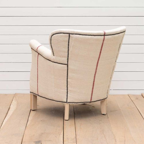 Turner old flour sack armchair