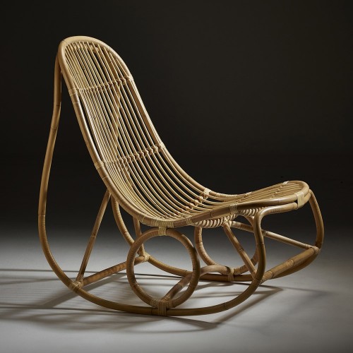 Natürlicher Nanny Schaukelstuhl Sika-Design