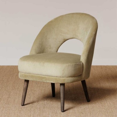 Sillón acanalado Cyrus Anise Chehoma