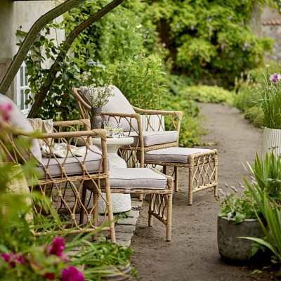 Loungestuhl mit Hocker Belluce Bloomingville