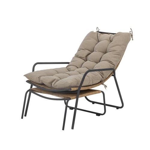 Sillón Boel con taburete